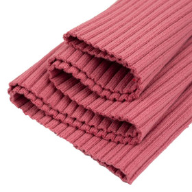 Flamingo Pink - Dickes Pulli Bündchen