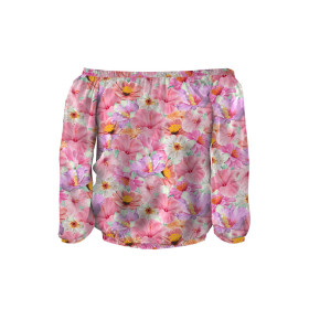 Carmenausschnitt Bluse (SOFIA) - STOCKROSEN - Nähset 