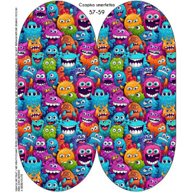 "Beanie" Mütze - CRAZY MONSTERS M. 3 48-50