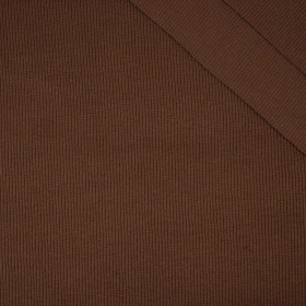 D-135 SCHOKOLADENFARBE - Strickware gerippt