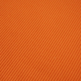 D-67 DEEP ORANGE - Strickware gerippt