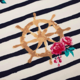 ANKER UND ROSEN / STREIFEN - Single Jersey 