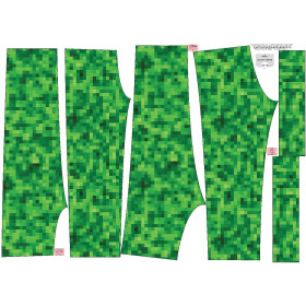SOFTSHELL-HOSE (YETI) - PIXEL MS.2 / grün (158-164)