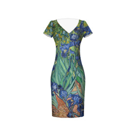 IRISES (Vincent van Gogh) - Kleid-Panel
