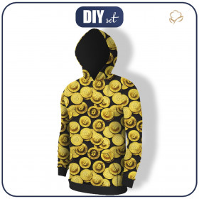 HERREN HOODIE (COLORADO) - GOLDEN BITCOINS - Nähset