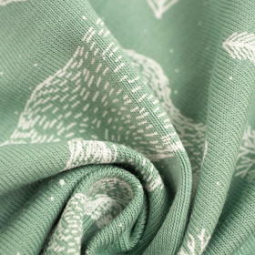 BÄREN (KONTUR) / modern mint - Single Jersey TE210