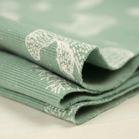 BÄREN (KONTUR) / modern mint - Single Jersey TE210