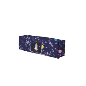 SCHÜLERPAKET - PLANETEN UND STERNE ( GALAXIE ) / dunkelblau - Nähset