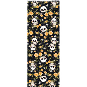 TURNBEUTEL - PANDY / BLUMEN - Nähset