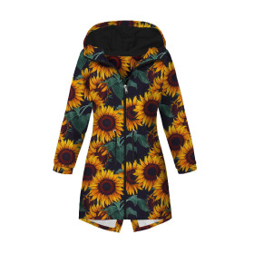 DAMENPARKA (ANNA) - GEMALTE SONNENBLUMEN M. 1 - Nähset