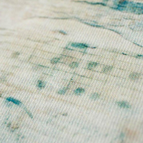PERGAMENT m. 1 (MEERESGRUND)  - bio single jerset mit Elastan Sommersweat