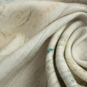 PERGAMENT m. 1 (MEERESGRUND)  - bio single jerset mit Elastan Sommersweat