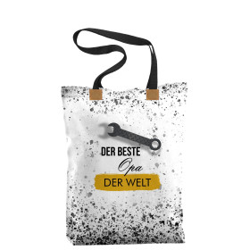 SHOPPER TASCHE - DER BESTE OPA DER WELT / Schraubenschlüssel - Nähset