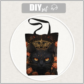 SHOPPER TASCHE - GOTHIC CAT - Nähset