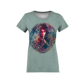 DAMEN T-SHIRT - ABSTRACT GIRL M. 2 - Nähset