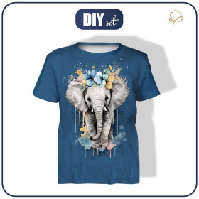 KINDER T-SHIRT - BABY ELEPHANT - Nähset (116/122)