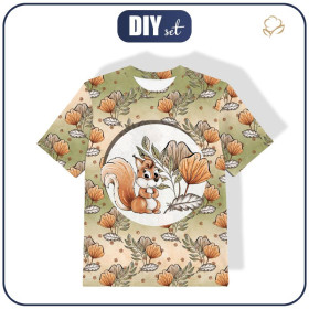 KINDER T-SHIRT- HERBSTBLÄTTER (HERBST IM WALD) - Single Jersey