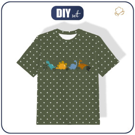 KINDER T-SHIRT  - BUNTE DINOSAURIER - Single Jersey ITY