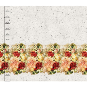 WATERCOLOR FLOWERS MS. 7 - Kleid-Panel krepp