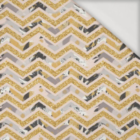 BLUMENSTRAUß Ms 4 (gold) - Viskose Jersey