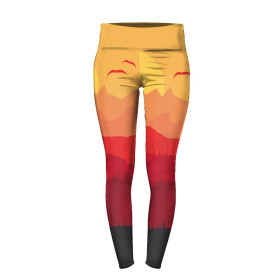 DAMEN THERMO LEGGINGS (GRETA) - ROTE SAVANNE - Nähset