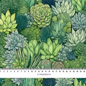 SUCCULENT PLANTS MS. 5- Polster- Velours
