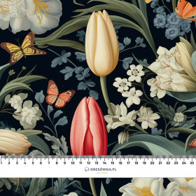 SPRING FLOWERS M. 2 - leichte Maschenware angeraut