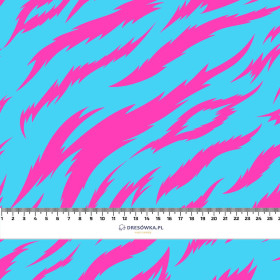 NEON ZEBRA M. 4- Polster- Velours