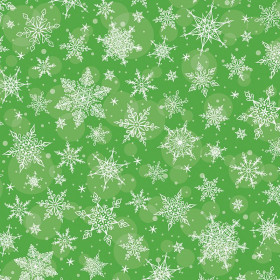 SCHNEEFLOCKEN MST. 2 / grün ( GREEN )