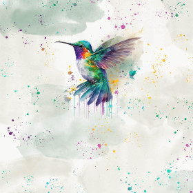 WATERCOLOR HUMMINGBIRD - Paneel (60cm x 50cm)