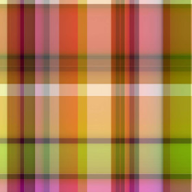 BUNTE KARO MS. 1- Polster- Velours