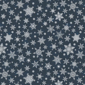 SCHNEEFLOCKEN MST. 2 / navy
