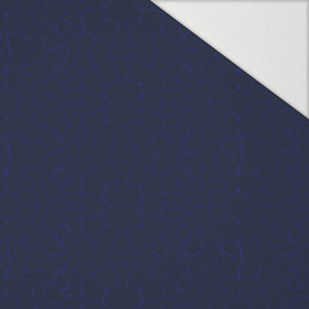 WASSERWELT (HINTERGRUND) / navy - Hydrophober angerauter Wintersweat
