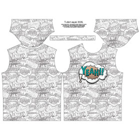 HERREN T-SHIRT - COMICS / yeah (bunt) - Single Jersey  