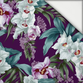 EXOTIC ORCHIDS MS. 4 - leichte Maschenware angeraut