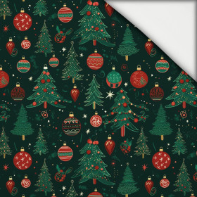 CHRISTMAS TREE M. 3 - leichte Maschenware angeraut