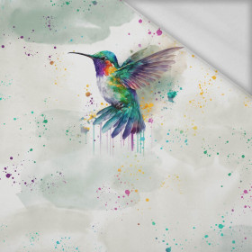 WATERCOLOR HUMMINGBIRD - Paneel (60cm x 50cm) Thermo lycra