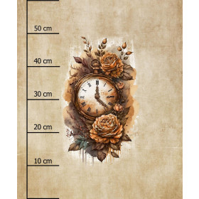 STEAMPUNK CLOCK - Panel (60cm x 50cm) Lycra 300g