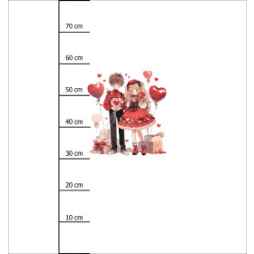 ANIME COUPLE M. 1 - Paneel (75cm x 80cm) Wasserabweisende Webware