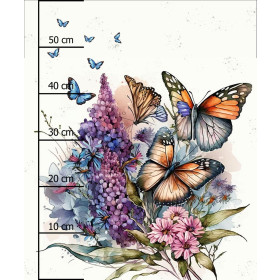 BEAUTIFUL BUTTERFLY MS. 1 - Paneel (60cm x 50cm) SINGLE JERSEY 