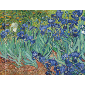 IRISES (Vincent van Gogh) - Kleid-Panel