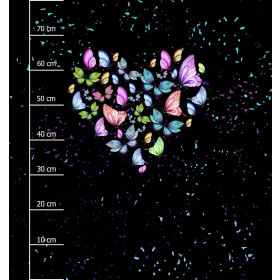 HEART / Schmetterlinge - Paneel (75cm x 80cm)