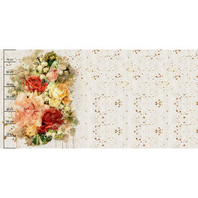 WATERCOLORS FLOWERS MS. 7 - Paneel (80cm x 155cm) SINGLE JERSEY 