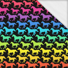 REGENBOGEN PFERDE- Single Jersey mit Elastan ITY