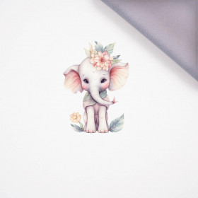BABY ELEPHANT - Paneel (75cm x 80cm) Softshell 