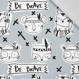 BE BRAVE /  BOHO (SCHULZEICHNUNGEN) - Baumwoll Webware