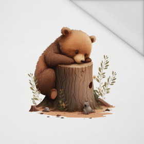 SLEEPING BEAR - Paneel (60cm x 50cm) Wasserabweisende Webware