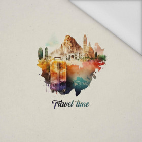TRAVEL TIME MS. 1 - Paneel (60cm x 50cm) Wasserabweisende Webware