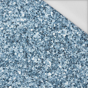 MEERESBLAUER GLITTER (LIBELLEN UND PUSTEBLUMEN) - Wasserabweisende Webware