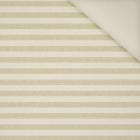 STREIFEN 1x1 - acid ecru / acid beige - Polster- Velours